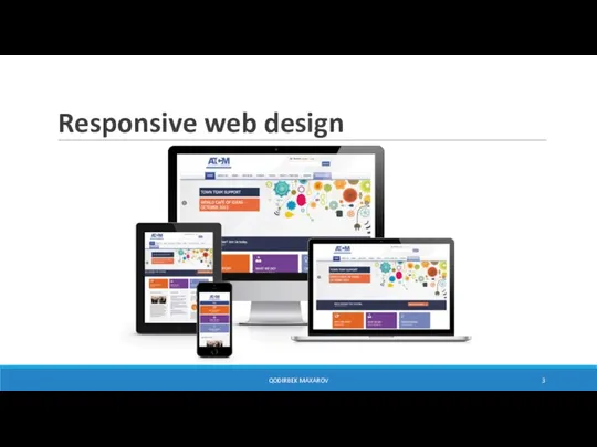 Responsive web design QODIRBEK MAXAROV